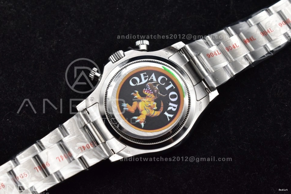 QF 1:1 on Edition Best Dial SS 126509 Daytona Black Silver SH4131 Bracelet V5 0522